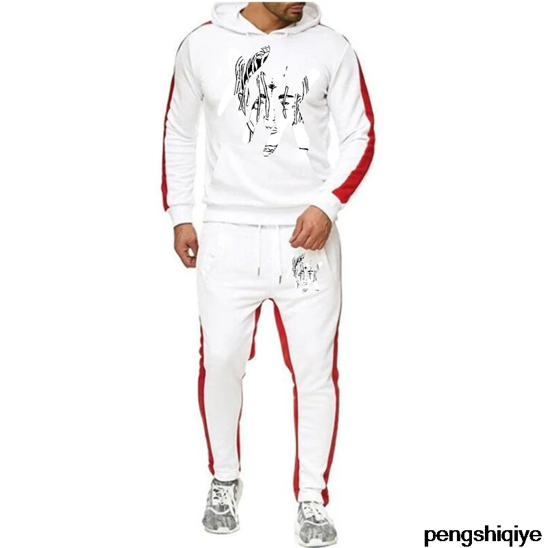 Новинка 2020 модные брендовые повседневные толстовки штаны мужская спортивная