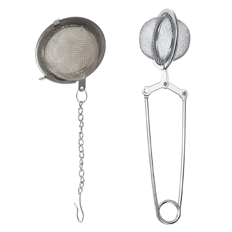 

12 Pcs Stainless Steel Mesh Tea Ball Tea Infuser Strainers Tea Filter Steeper, 6 Pcs A & 6 Pcs B