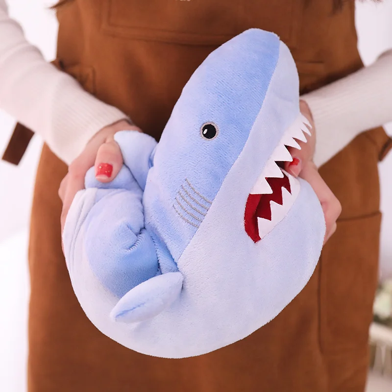 

The Latest Shark Stuffed Plush Toy Cartoon Animal Winter Warm And Lovely Home Gift For Kid Girl