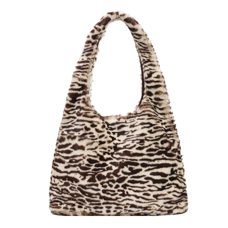 

High quality autumn and winter wool bag for women large capacity 2020 new one shoulder big bag tote bag fashionable