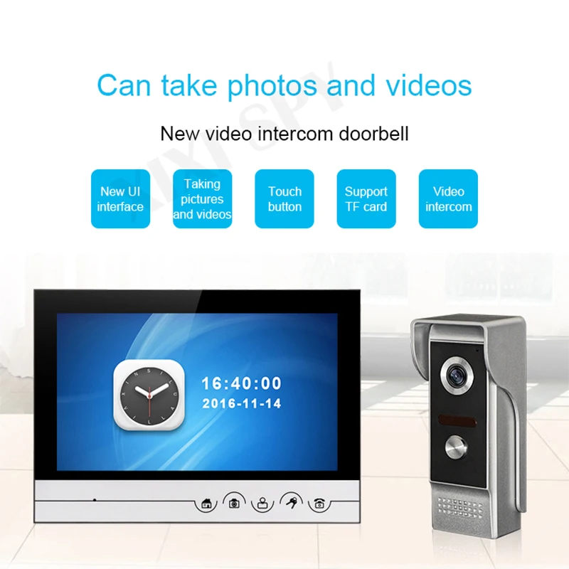Домофон с дверным звонком видеодомофон для частного дома домашний видеозвонок
