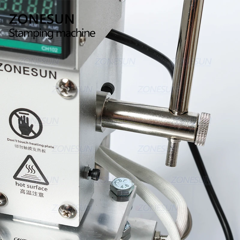 ZONESUN ZS 100B двойное использование машина для горячего тиснения фольгой ручная