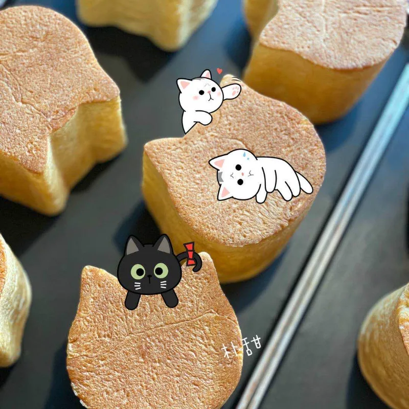 Форма для торта с кошачьей головой антипригарная форма хлеба мусс чизкейк