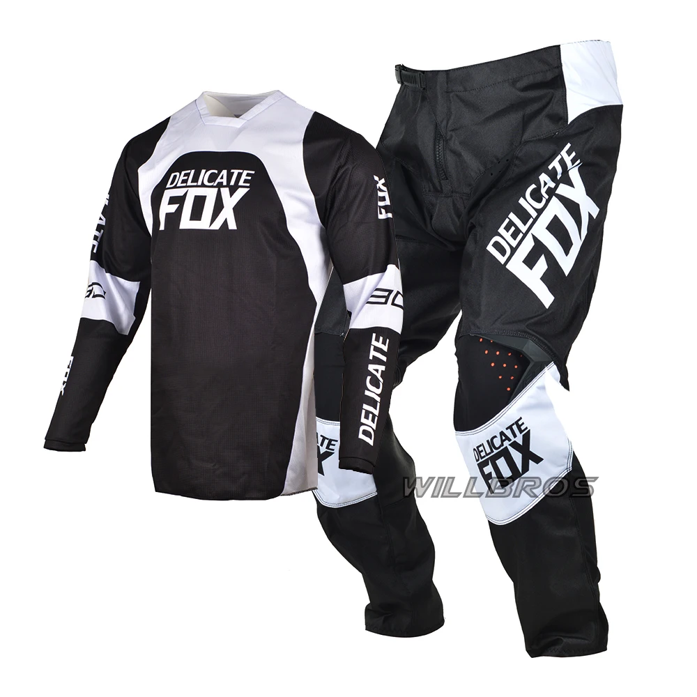 Комплект велосипедной одежды Dirtbike изящные штаны из Джерси лисы одежда для
