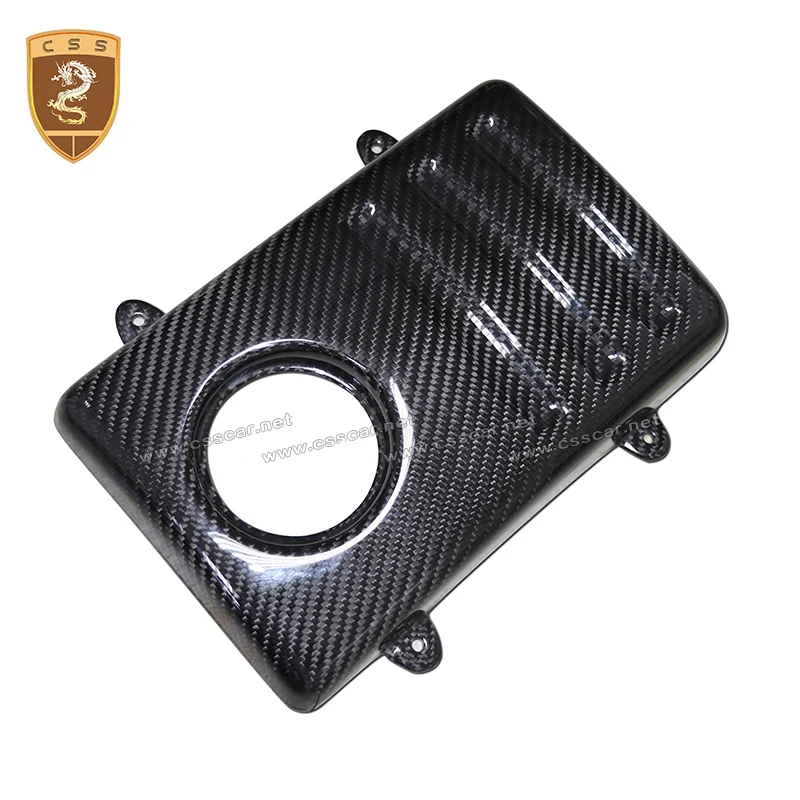 Замена крышки двигателя из настоящего карбона подходит для Ferrari F430 2004 - 2009 модификации автомобильного стиляния.