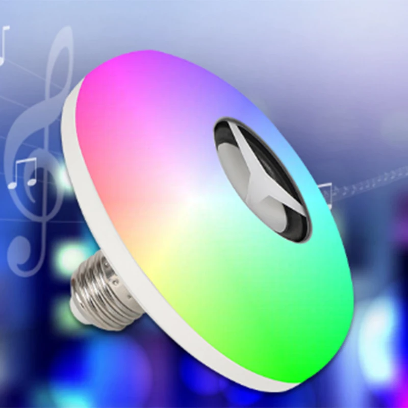 Светодиодная bluetooth-лампа 12 Вт E27 RGB с регулируемой яркостью и изменением цвета