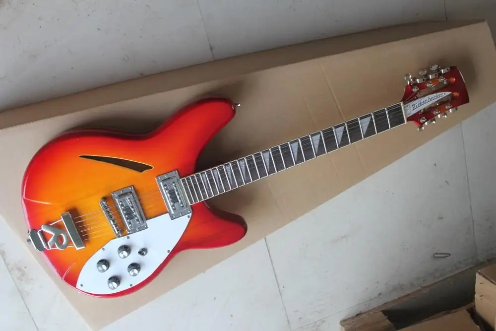 Guitar HS Новая гитара+ фабрика+ ricken 360 электрогитара rickenback 325 электрогитара rick custom гитара 2 цвета - Цвет: Guitar HS