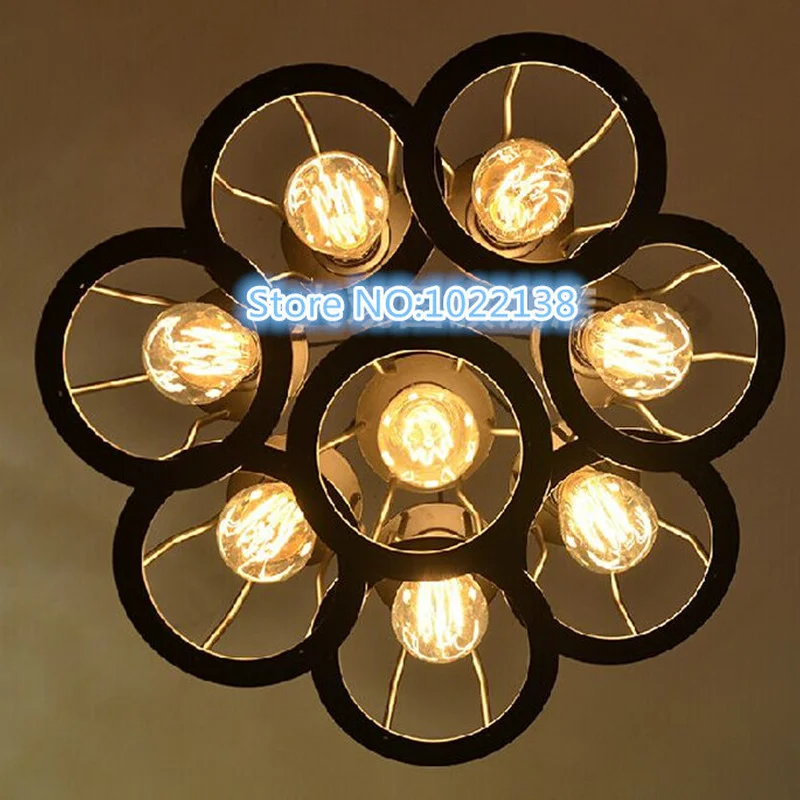 Регулируемые дизайнерские потолочные лампы Эдисона сделай сам в стиле лофт