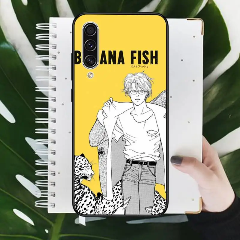 

Anime Banana Fish Phone Case For Samsung A20 A30 30s A40 A7 2018 J2 J7 prime J4 Plus S5 Note 9 10 Plus