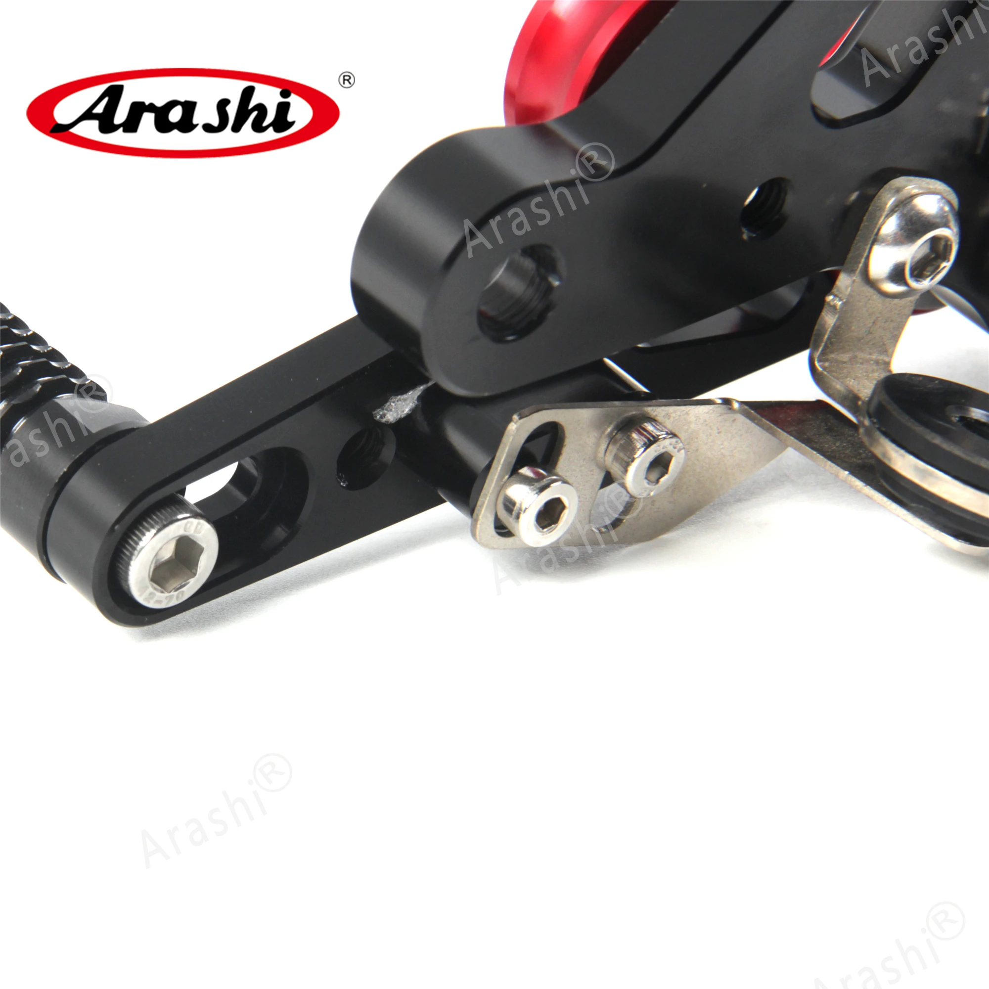 Arashi CNC Регулируемые подножки для APRILIA RSV4 завод APRC ABS 2013- подножки подножка мотоциклиста RSV 4 алюминий
