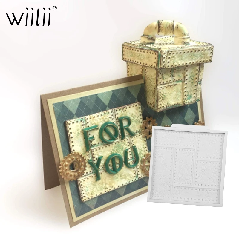 1 шт. ретро клепальная металлическая пластина в форме силиконовой помадка кондитерские изделия инструменты