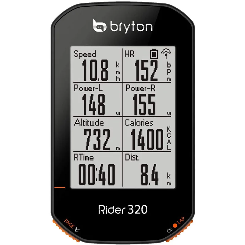 Велосипедный компьютер Bryton Rider 320 с GPS новая модель велосипедного компьютера 310