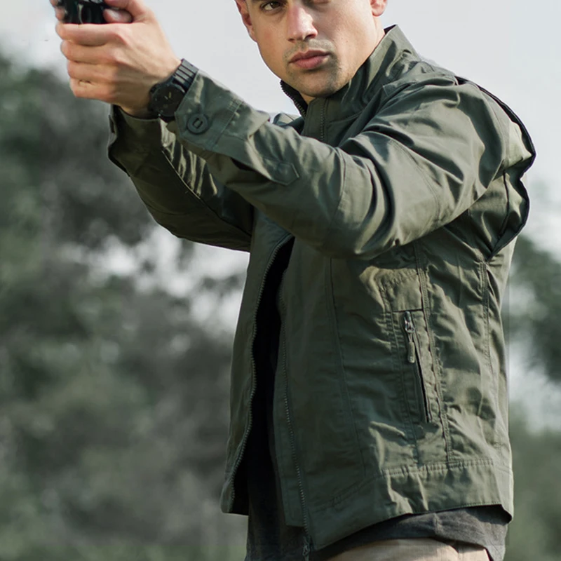 Новинка 2019 уличная Осенняя Военная камуфляжная куртка Мужская армейская пилота