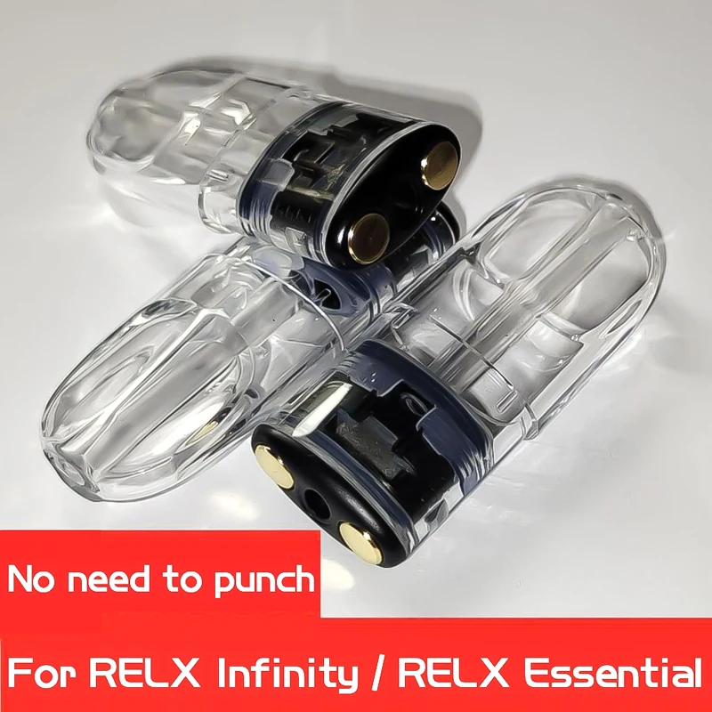 C&aacute;psula vac&iacute;a para RELX Infinity Essential Phantom, cartucho vac&iacute;o de cer&aacute;mica, 2ML de capacidad, sin fugas-0