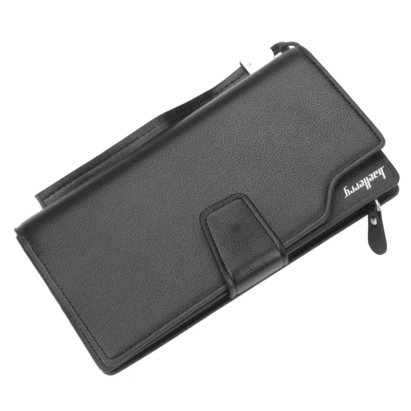 

Baellerry new leisure multifunctional men's handbag business wallet long zipper mobile phone bag