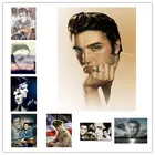 Алмазная живопись 5D сделай сам Elvis Presley, Набор для вышивки крестиком, полная круглая Алмазная вышивка фигуры из мозаики, ручная работа, домашний декор