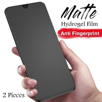 no fingerprint matte hydrogel film for samsung a51 a71 a32 a52s a72 s8 s9 s10 plus s20 s21 ultra screen protector frosted film