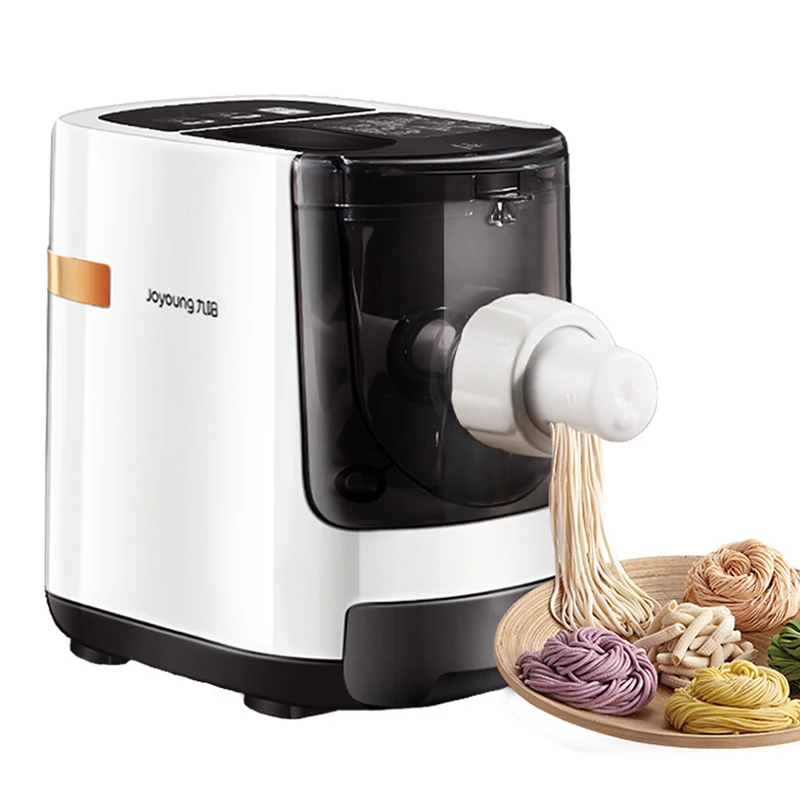

220V Automatic Noodle Maker 600g Capacity Pasta Machine 3 Minutes Noodles Output Dumpling Modeling Machine Built-in Storage Box