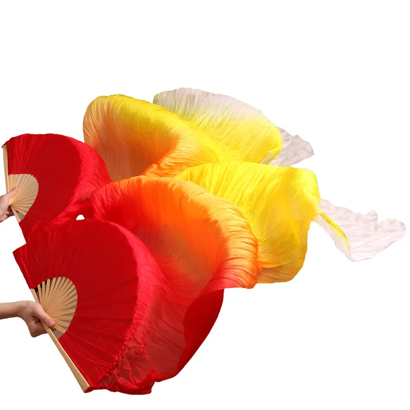 Веер для танца живота 100% натуральный шелк/искусственный шелк веер ручная работа