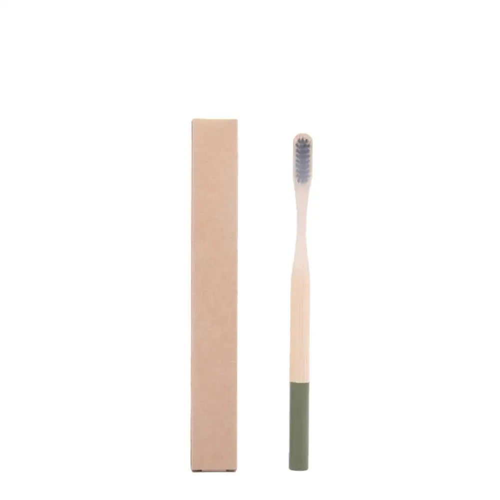 

Adult Bamboo Toothbrushes round Toothbrush clareador de dente Soft Bristles eco friendly cepillo dientes bambu Oral Care