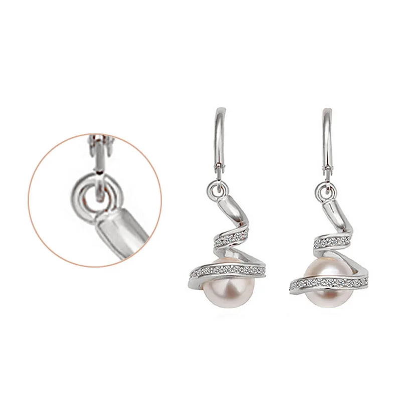New 2019 Hot Selling Pearl Earrings Japanese And Korean Beautiful Fashion Rose Gold For Gorgeous ladies | Украшения и аксессуары