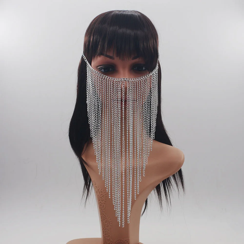 Женская многослойная цепочка с кисточками золотистая или Серебристая в новом