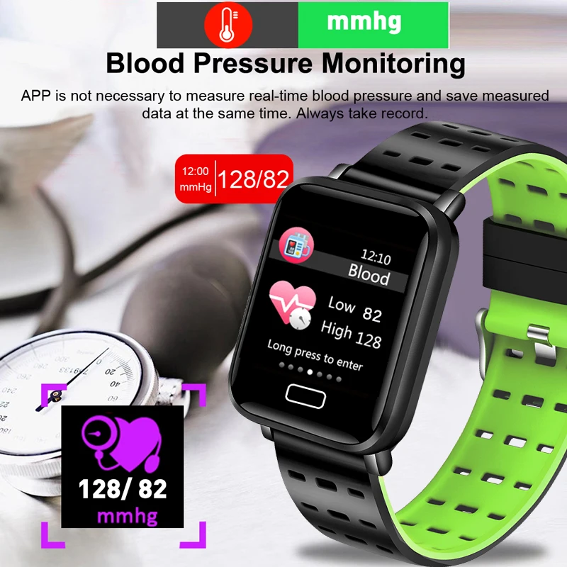 LIGE 2019 Новые смарт-часы для фитнеса мужские и женские водонепроницаемые