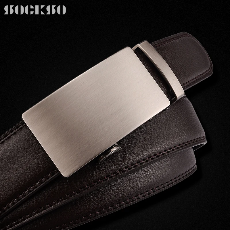 Модный автоматический ремень с пряжкой из воловьей кожи высококачественные
