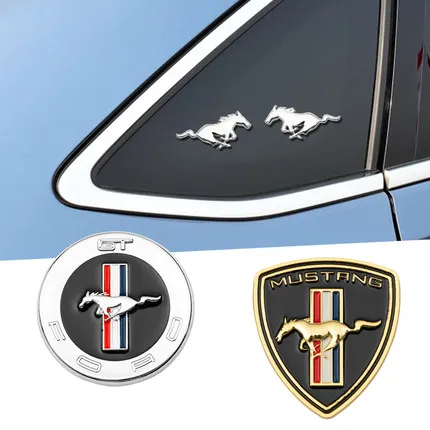 

3D металлические автомобильные наклейки, Эмблема багажника, значок, наклейка для Ford Mustang Shelby Mondeo MK GT 350 500 Cobra Focus 2 3 F-150 Fiesta Kuga