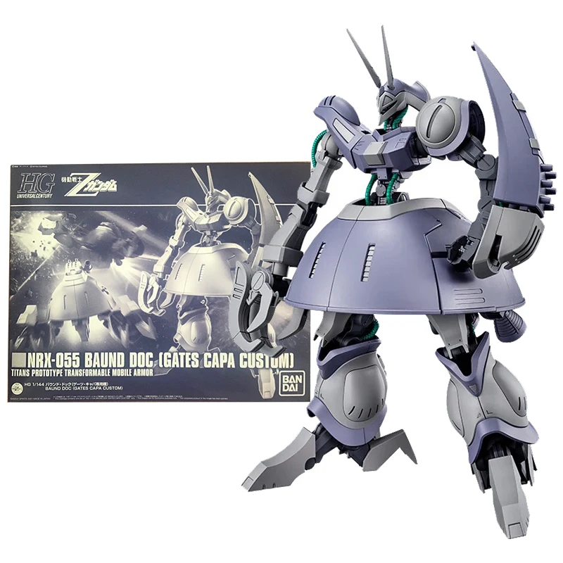 

Bandai Genuine Gundam Model Kit Anime Figure HG NRX-055 Baund Doc Gates Capa Custom Gunpla Anime Action Figure Toys for Children