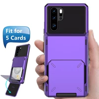 for huawei p40 p40 pro p20 pro case flip card slots business armor case for huawei p30 p30pro cover for psmart 2019 covers