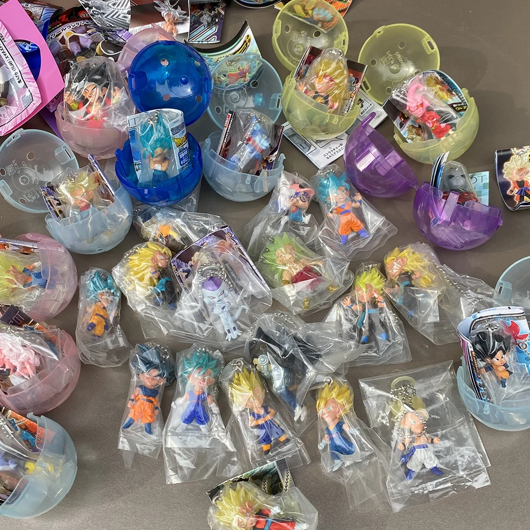 Брелок в виде капсулы Драконий жемчуг Bandai миниатюрная модель сына Гоку Вегета