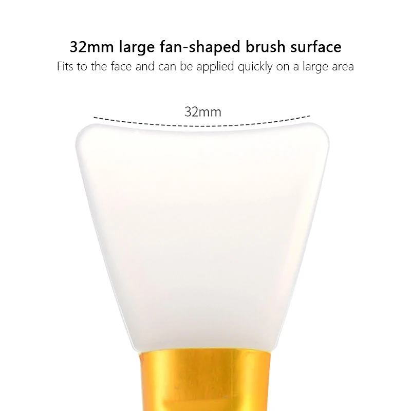 

Silicone Facial Mask Brush Facial Cleansing Apply Face Clay Mask Smear Brush Daub-Type Tool Facial Mask Brush Makeup Brush Set