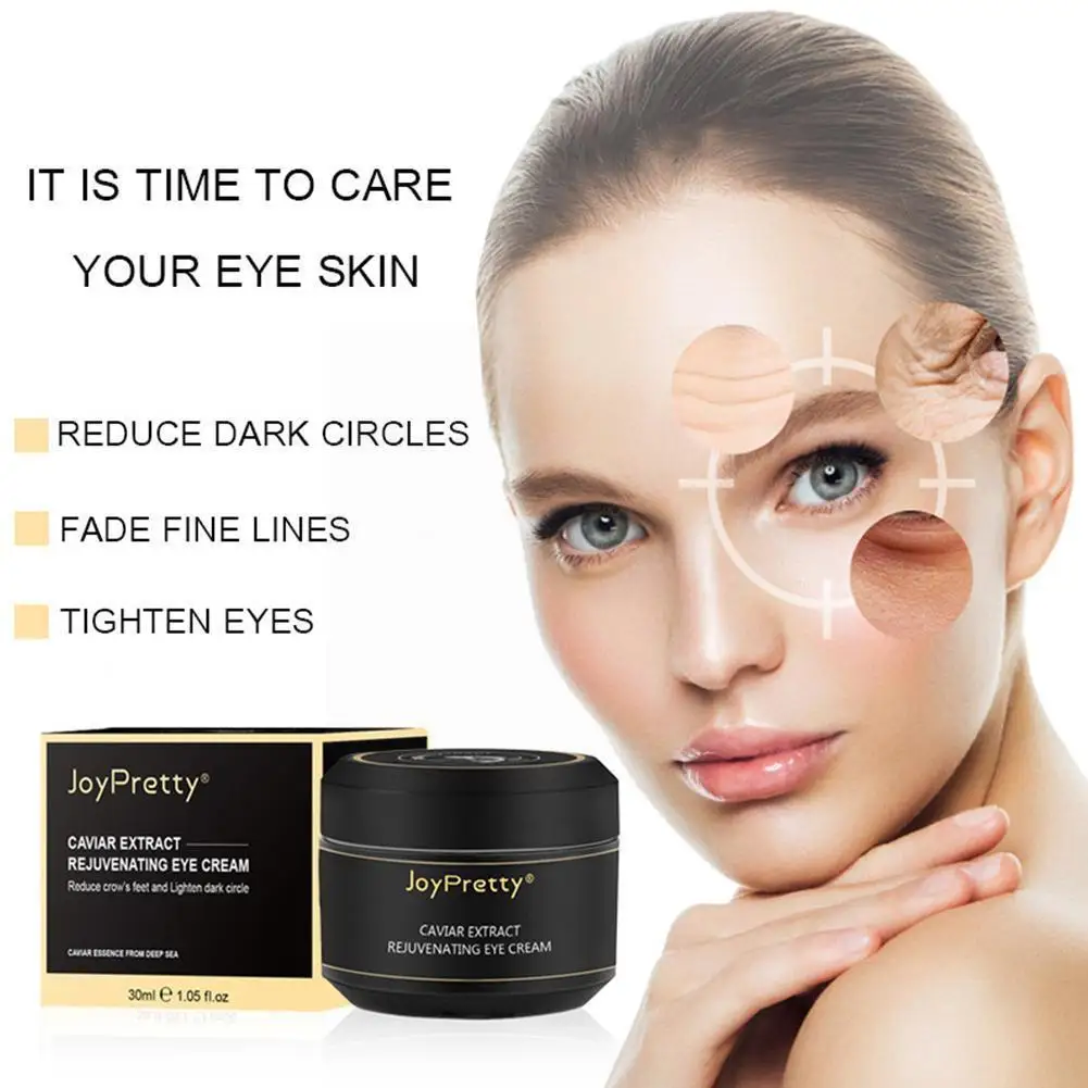 

Caviar Eye Cream Removes Wrinkles And Fades Fine Lines, Eyes Puffiness Circles, Dark Under The Moisturizing Eyes, O7Q9