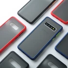 Противоударный армированный чехол для Samsung Galaxy S10, S10 Plus, Note 10 +, A50, A70, A30, A10, Матовый Жесткий чехол, защитный чехол