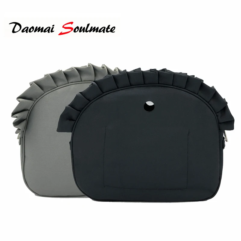 Подкладка с цветочным рисунком карман на молнии Холщовый внутренний для Omoon Obag