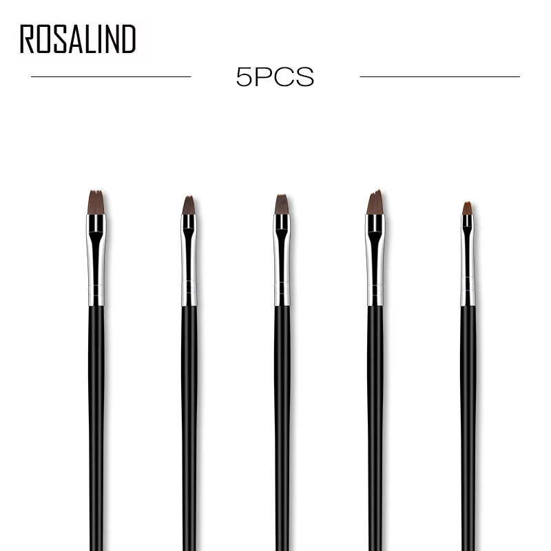 ROSALIND Acrylic Nail Brush For Painting Vernis Semi Permanant UV Gel Art Bursh Set Manicure Brushes All Tool | Красота и здоровье