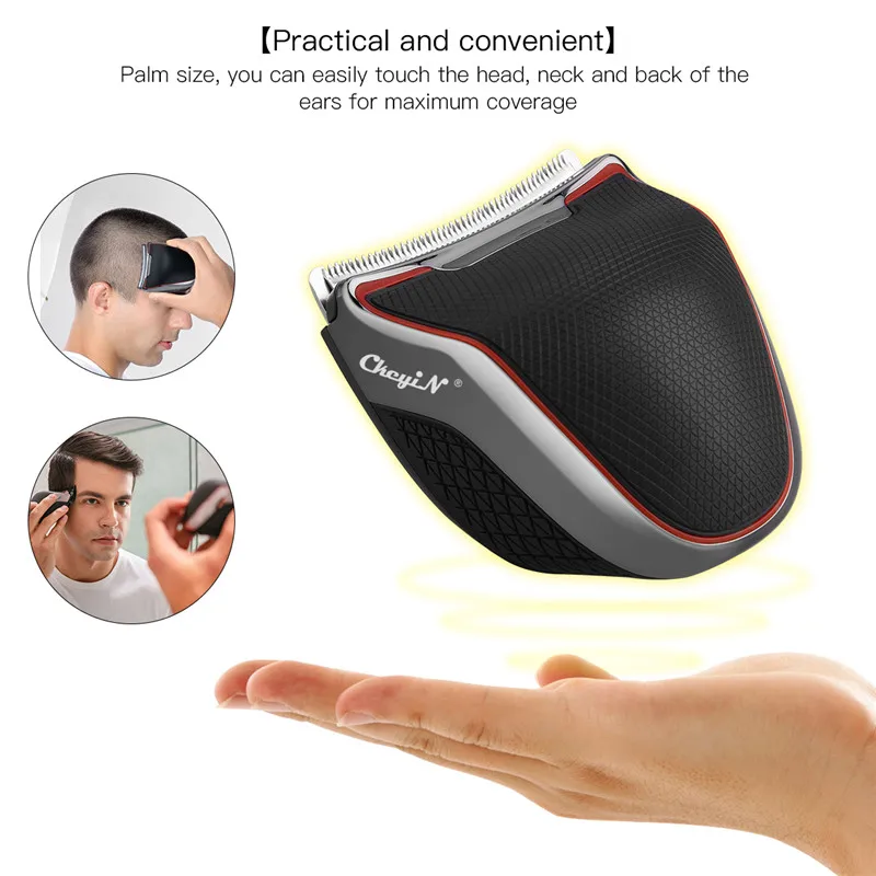 

CkeyiN Professional Rechargeable Turbo two-speed technology Hair Clipper with 2 gear adjustment Hair Trimmer Haircut Kit