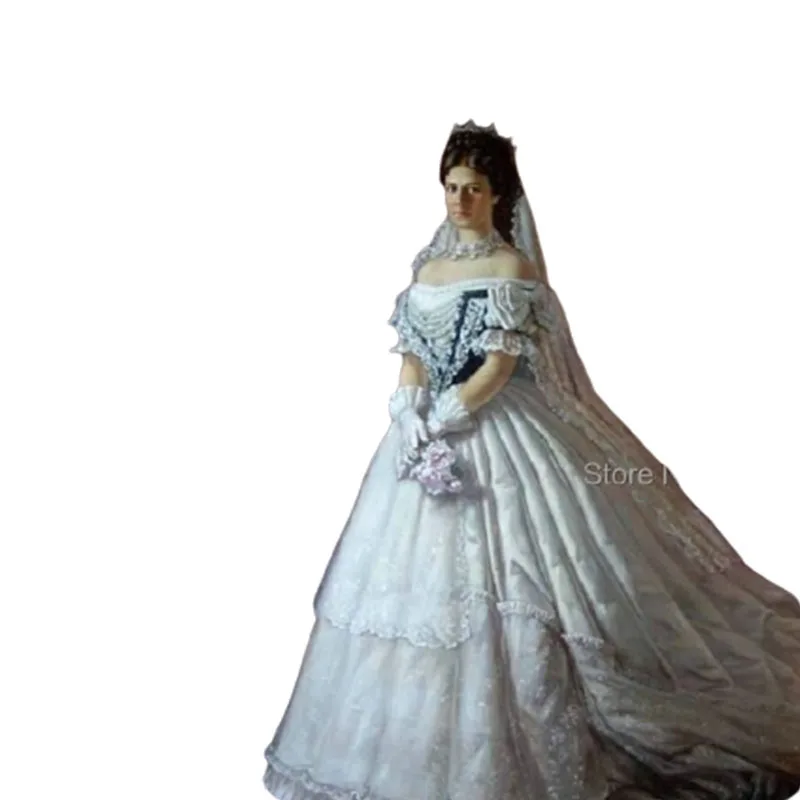 Винтажные бежевые костюмы в стиле викторианского стиля 1860s Scarlett Civil War Southern Belle