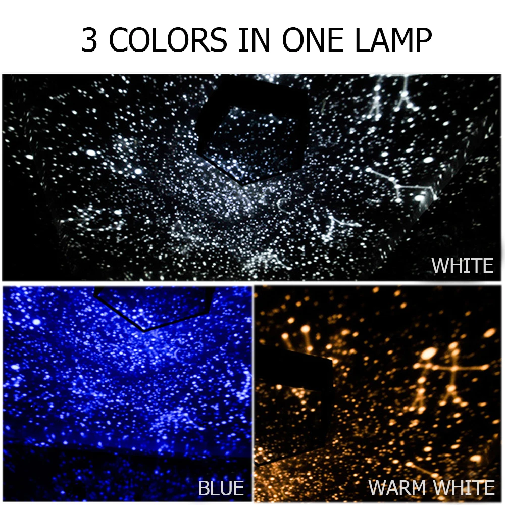 Star Projector Galaxy Lamp Starry Sky Night Light Led Table Lamp Space lighting Room Nightlight Planetar Gift For Children Kids