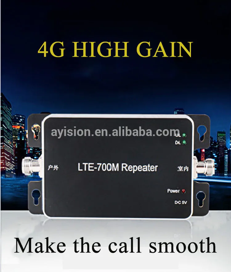 4g Lte Fdd усилитель сигнала 700 МГц однодиапазонный для США Канады Боливии рынок