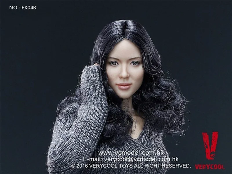 

In Stock VERYCOOL FX04 1/6th Asian Beauty Women Head Sculpture VC 3.0 Semi-Rubberized Female Body