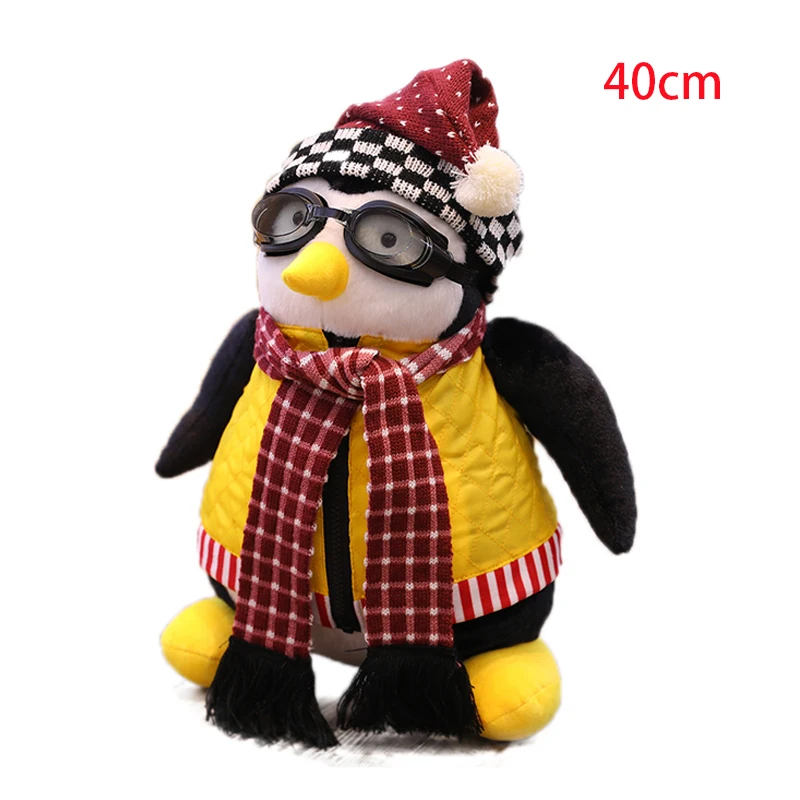 40cm penguin 25 см 40 см милый друг Джои Объятия Пингвин плюшевые игрушки ТВ тяжёлые друзья Рейчел мягкая игрушка-Пингвин животных рождественские подарки, куклы - Цвет: 40cm penguin