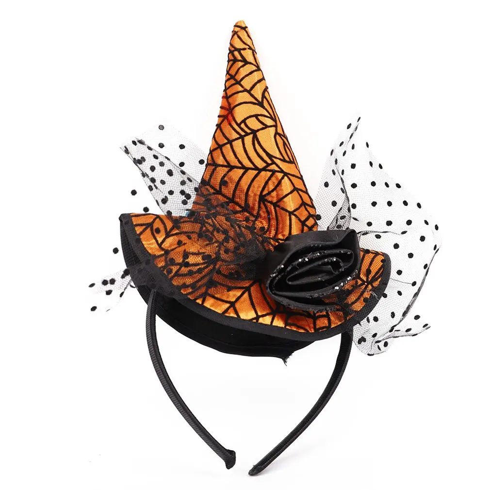 Повязка на голову для Хэллоуина ведьма глазный шар паук кролик повязка украшение