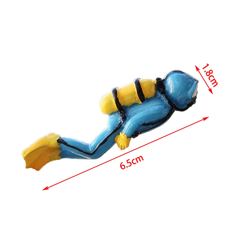 

2020 New 1pcs New Unique Design Treasure Hunter Diver Action Figure Fish Tank Ornament Landscape Aquarium Decoration Accessories