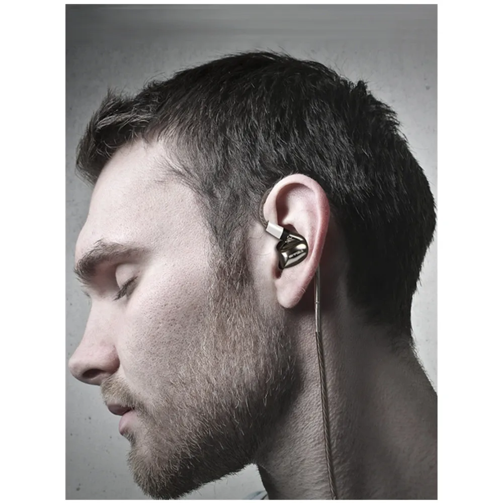 SIVGA SM003 HiFi стерео мета Спорт в ухо наушники-вкладыши мониторы с затычки в уши для микрофона кабель MMCX
