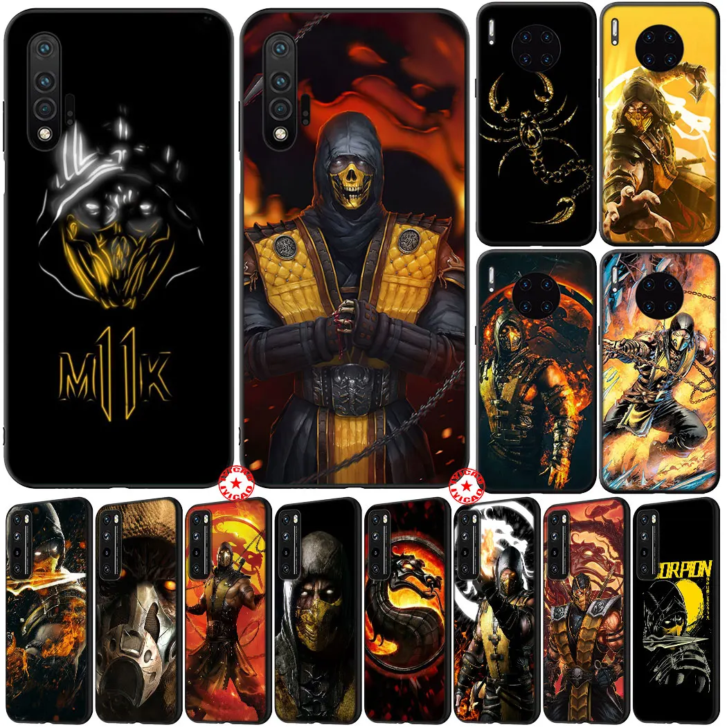 Мягкий силиконовый чехол Mortal kombat Scorpion для Huawei Honor V30 30 9X Pro 20S 8 9 10 Lite 8C 8X 7X телефона |