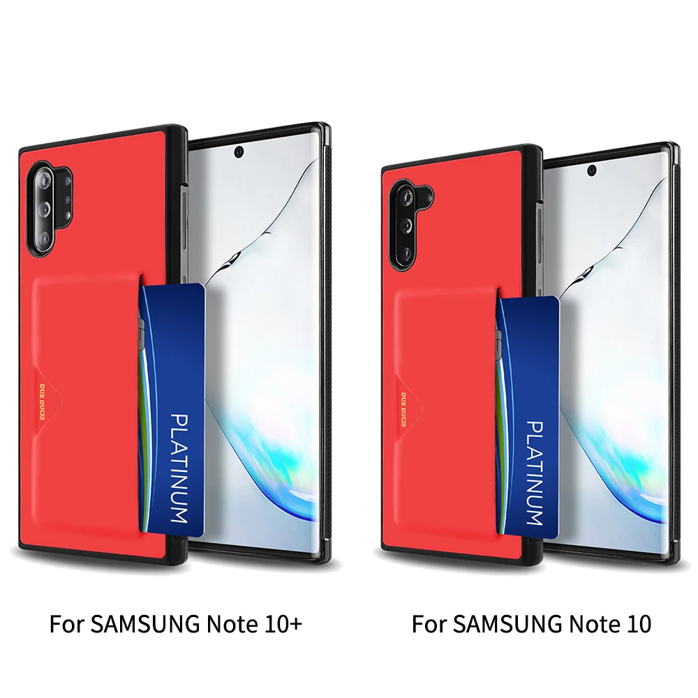 Чехол-бумажник для samsung Note 10 и 10+ Plus из кожи ПУ и ТПУ Бампер Защитный слот для кредитных карт держатель сумка для мобильного телефона