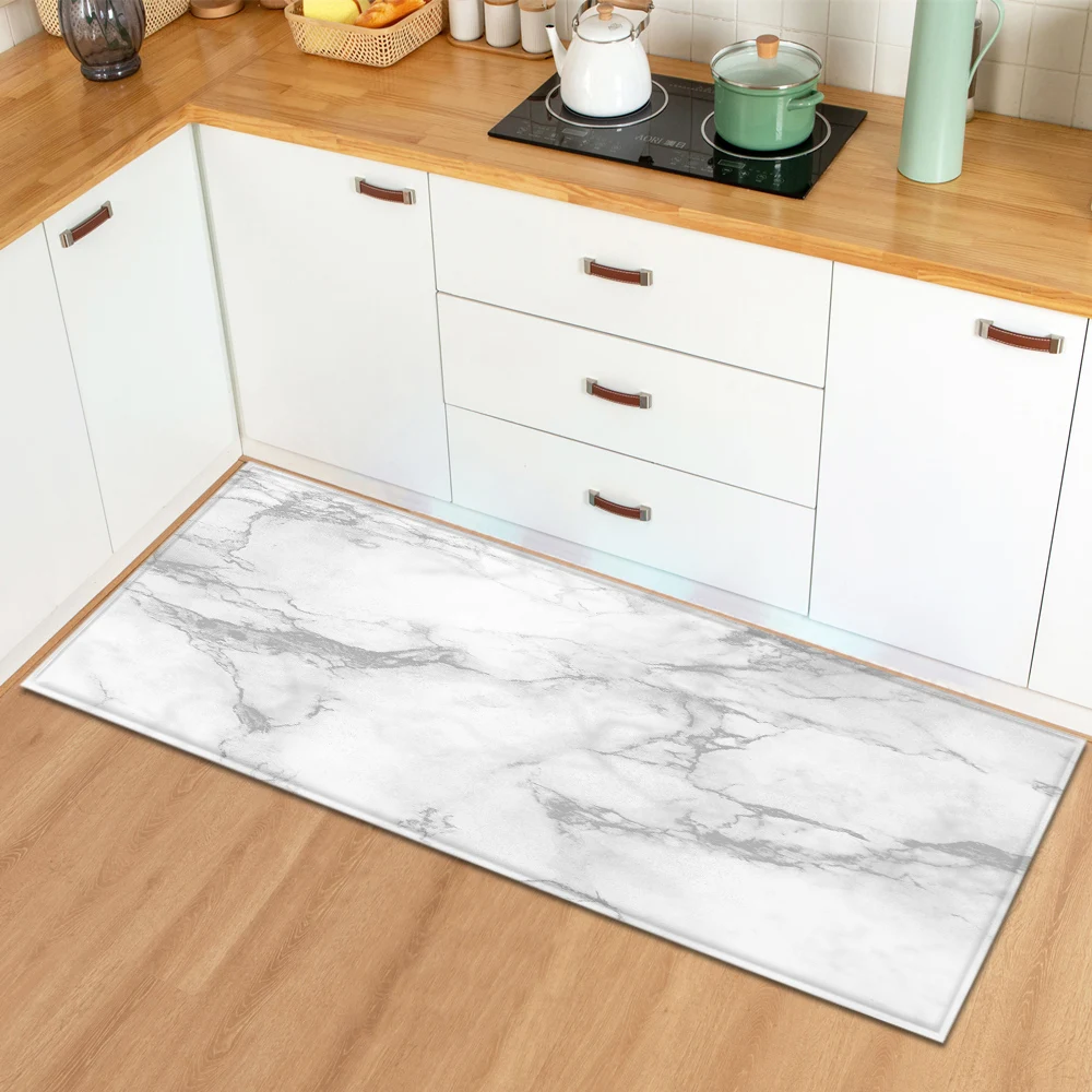 Коврик для входной двери с мраморным узором противоскользящий ковер ванной