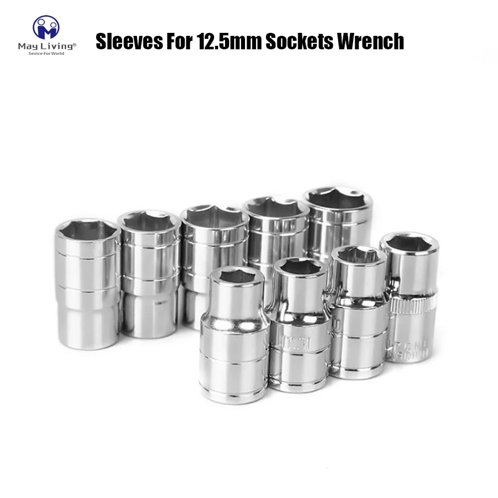 

Насадки для ремонтных головок May Living Cr-V, 8-32 мм, с разъемом 12,5 мм, для гаечных ключей 1/2 дюйма для автомехаников